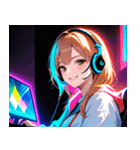 ゲーマー女子0（個別スタンプ：15）