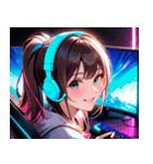 ゲーマー女子0（個別スタンプ：18）