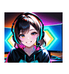 ゲーマー女子0（個別スタンプ：19）
