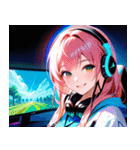 ゲーマー女子0（個別スタンプ：20）