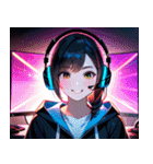 ゲーマー女子0（個別スタンプ：21）