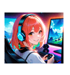 ゲーマー女子0（個別スタンプ：24）