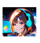 ゲーマー女子0（個別スタンプ：30）