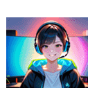 ゲーマー女子0（個別スタンプ：34）