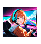 ゲーマー女子0（個別スタンプ：35）