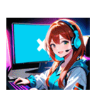 ゲーマー女子0（個別スタンプ：38）