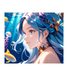 美しい人魚0（個別スタンプ：1）