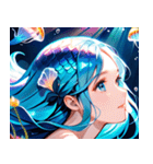 美しい人魚0（個別スタンプ：4）