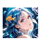 美しい人魚0（個別スタンプ：36）