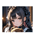 ゴシックロリータの少女0（個別スタンプ：1）