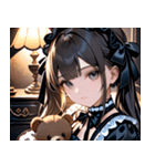 ゴシックロリータの少女0（個別スタンプ：4）