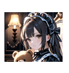ゴシックロリータの少女0（個別スタンプ：9）