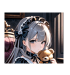 ゴシックロリータの少女0（個別スタンプ：11）