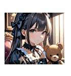 ゴシックロリータの少女0（個別スタンプ：12）