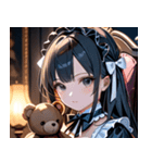 ゴシックロリータの少女0（個別スタンプ：16）