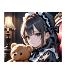 ゴシックロリータの少女0（個別スタンプ：19）