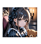 ゴシックロリータの少女0（個別スタンプ：25）