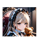 ゴシックロリータの少女0（個別スタンプ：32）