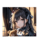 ゴシックロリータの少女0（個別スタンプ：37）