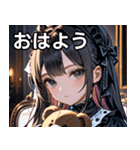 ゴシックロリータの少女（個別スタンプ：1）