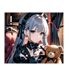 ゴシックロリータの少女（個別スタンプ：14）