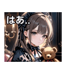 ゴシックロリータの少女（個別スタンプ：24）