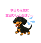 かわいいダックスフンドの【博多弁】（個別スタンプ：2）