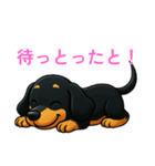 かわいいダックスフンドの【博多弁】（個別スタンプ：15）