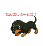 かわいいダックスフンドの【博多弁】（個別スタンプ：19）