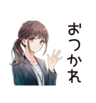 残業おつかれ★社畜ちゃん（個別スタンプ：13）