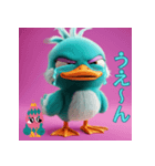 ふわふわアヒル エクスプレス（個別スタンプ：3）