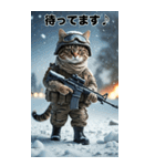 感情を伝える 進撃の猫軍団スタンプ（個別スタンプ：22）