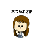おもちちゃんのスタンプです。AI使用。（個別スタンプ：3）