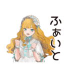 ゴシック＆ロリータガールの推し活応援（個別スタンプ：33）