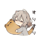 甘えん坊フェレットちゃん♡ポーズ（個別スタンプ：6）