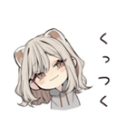 甘えん坊フェレットちゃん♡ポーズ（個別スタンプ：13）