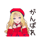 推し活♡キュートなオンニの日常（個別スタンプ：9）