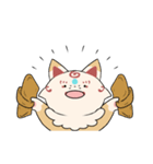 ふわっと本丸生活・こんとまめ（個別スタンプ：37）