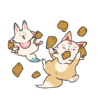 ふわっと本丸生活・こんとまめ（個別スタンプ：40）