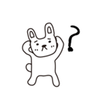 へたっぴなうさちゃん（関西弁）（個別スタンプ：11）