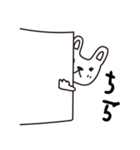 へたっぴなうさちゃん（関西弁）（個別スタンプ：13）