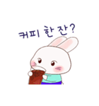 うさぎのヨガ（個別スタンプ：8）