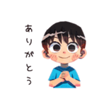 元気な子ども（男の子）★お返事（個別スタンプ：13）