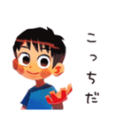 元気な子ども（男の子）★お返事（個別スタンプ：27）