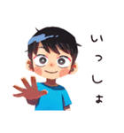 元気な子ども（男の子）★お返事（個別スタンプ：33）