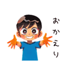 元気な子ども（男の子）★お返事（個別スタンプ：35）