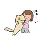 かわいい猫と女の子【修正版】（個別スタンプ：27）