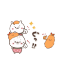 おひとよしウサぴょんとおいしいもの（個別スタンプ：12）