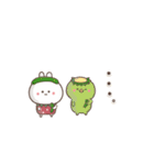 おひとよしウサぴょんとおいしいもの（個別スタンプ：28）