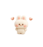 ぷっくりうさちゃん（毎日使える）（個別スタンプ：20）